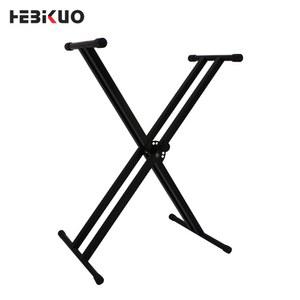 HEBIKUO Q 2X 음악 키보드 스탠드 거치대 조절 가능한 이중 54 키 61