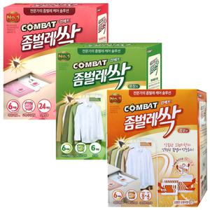 컴배트 좀벌레싹 모음전 / 옷장용 서랍장용 콤보형 좀약 좀벌레약