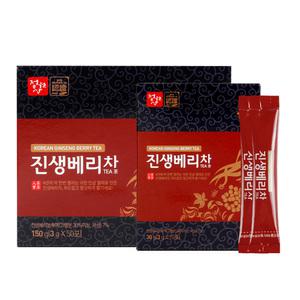정원삼 진생베리차 1박스 50포 인삼열매차