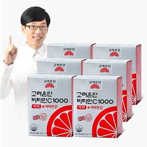 [고려은단]비타민C1000 이지+비타민D 6박스 12개월분