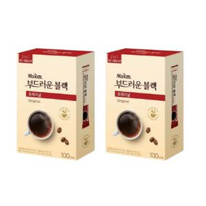 동서식품 맥심 오리지날 부드러운 블랙믹스 100개입 x 2개