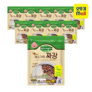오뚜기 헬로베지 채소가득 짜장 200gx10개