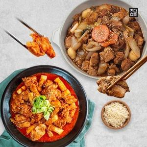 [춘천직송]참다른 순살 춘천닭갈비 500g x 2팩 + 간장닭갈비 500g x 1팩
