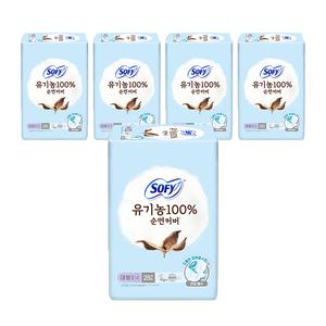 바디피트 유기농 순면커버 슬림, 대형, 28P, 5개