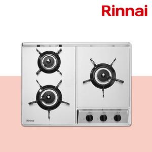 린나이 3구 가스쿡탑 빌트인 가스레인지 RBR-NS301DIJ 타공 560x430