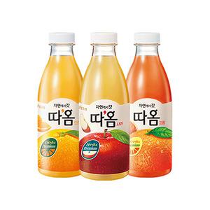 빙그레 따옴주스 730ml 6개 아이스박스포장 (사과2+오렌지2+자몽2)