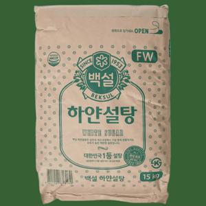백설 하얀 설탕 15kg 1개 대용량 베이킹 재료