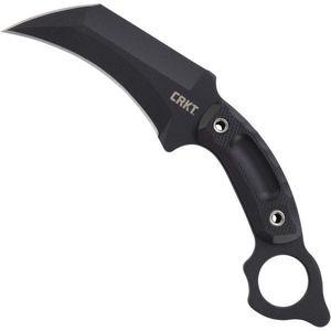 CRKT Du Hoc 픽스드 블레이드 나이프 쉬스포함: Powder Coated SK5 스틸 카람빗 Blade G10 핸들 Molle Comp