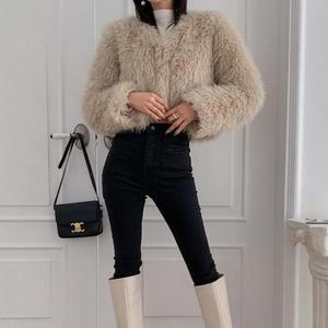 여자 한파 홀리데이 탱크 FW 보온 숏자켓