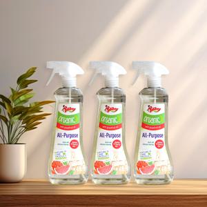 폴리보이 독일 친환경 자몽 찌든때 다목적 세정제 500ml 3개 기름때 물때 세제 세면대 인덕션 후드 가구 클