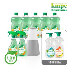 [무료체험] 시즌3 은나노스텝 다용도세정제+자동스프레이건+주방세제