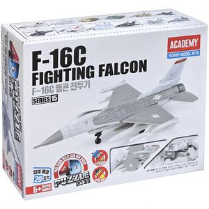 포디퍼즐 F-16C 팰콘 전투기 조립 아카데미과학 프라모델 4D퍼즐 80191