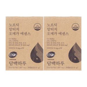 담백하루 노르딕 알티지 오메가3 에센스 1090mg x 30캡슐 2개 / 써클