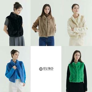 유로컬렉션 24FW 휘메일 풀스킨 밍크 베스트