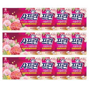 엘지생활건강 샤프란 아로마시트 핑크센세이션 50매 12개