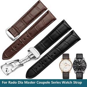 Rado Dia Master Coupole 시리즈용  가죽 시계 밴드 R22861165 R14129116 시계 스트랩 남녀공용 팔찌 19 고