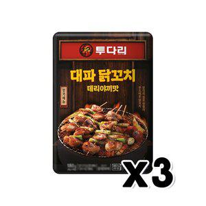 [기타]투다리 대파닭꼬치 데리야끼맛 즉석간편조리 180g x 3개