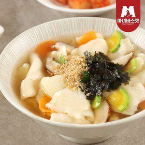 [신세계라이브쇼핑][마녀바스켓] 떼어먹는 엄마손 수제비 10인분 160g x10팩(소스포함)