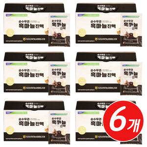 국산 발효 숙성 흑마늘 진액 엑기스 x 6개 중년 시니어 남성 남편 관리 흙마늘즙 회사 사무실 거래처 인사