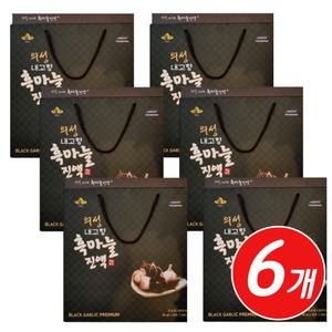 프리미엄 의성 흑마늘 농축 진액 30포 x 6개 중년 시니어 남성 남편 관리 흙마늘즙 회사 사무실 거래처 인