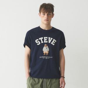후아유 스티브 패치 반팔 티셔츠U / WHRAE3794U Steve Patch Short Sleeve T-shirt