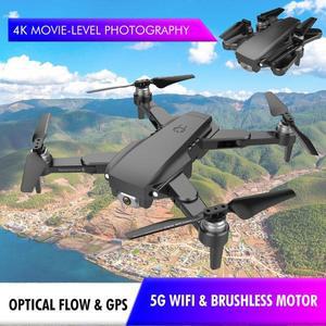 무선 헬기 4K 와 RC 드론 브러시리스 듀얼 카메라 5G 와이파이 FPV GPS 광학 흐름 위치 제스처 사진 비디오