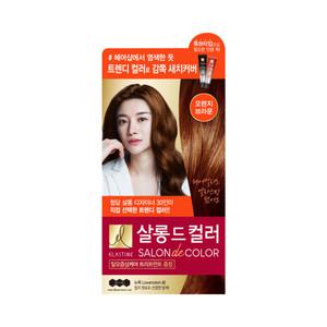 엘라스틴 살롱 드 컬러 새치 염색 크림 오렌지브라운