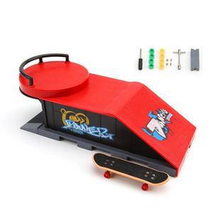 보드 핑거 BMX 테크 보드 미니 스케이트 파크 램프 세트 스쿠터 팁 자전거 익스트림 스포츠 데크 참신한