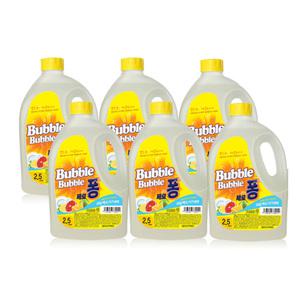 버블버블 제로퐁 2.5L 6개