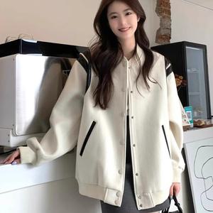 칼리브린 여성 루즈핏 야상 야구 점퍼 오버핏 자켓 봄 가을 잠바