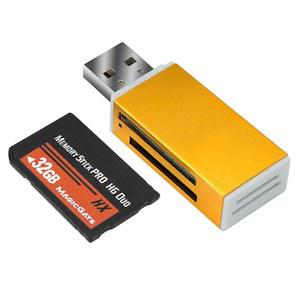 PSP 카메라 메모리 카드 및 올인원 리더 USB 2.0용 ANSILE HX 32GB 스틱 Pro-HG 듀오