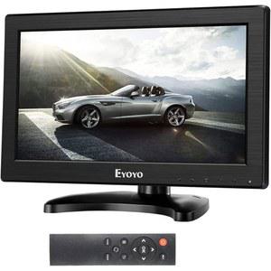EYOYO 12인치 TFT LCD 모니터(AV HDMI BNC VGA 입력 1366X768 휴대용 미니 HD 컬러 화면 디스플레이, 내장 스피커 포함)