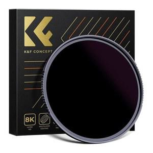 K&F 컨셉 55mm ND100000 ND 카메라 렌즈 필터, 28개의 다층 코팅 방수 및 스크래치 방지(나노-X 시리즈)가 포함된 16.6단 고정 중립 밀도 필터