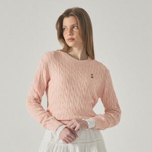 후아유 [N배송] 스티브 케이블 라운드넥 니트 풀오버 / WHKAF1204F Steve Cable R-neck Pull over
