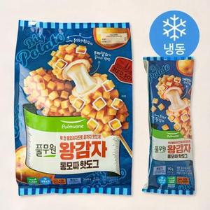풀무원 왕감자 통모짜 핫도그 4개입 (냉동), 360g, 1개 one option