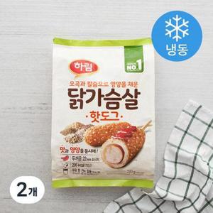 하림 닭가슴살 핫도그 8개입 (냉동), 720g, 2개 one option