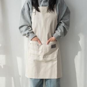 심플앞치마 체크앞치마 썸띵 누빔 및 포켓 주방장갑 면혼방 다용도
