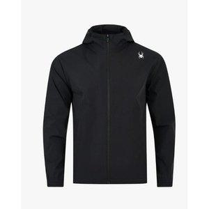 스파이더 남성 라드패드 포인트 바람막이 자켓 SPJPCNJK121M BLK LGR