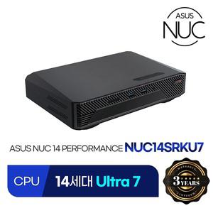 ASUS NUC 14 Performance NUC14SRKU7 (베어본) 미니PC 게임용PC 산업용PC