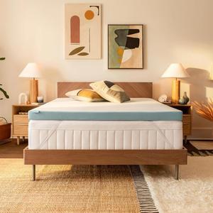 Tempur-Pedic 템퍼-어댑트 쿨링 3인치 매트리스 토퍼 화이트 퀸
