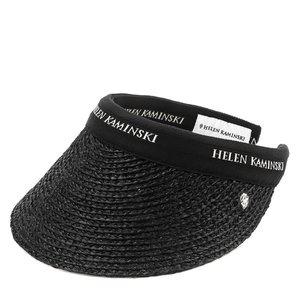 [헬렌카민스키]  여성 비앙카 썬캡 모자 (50265 BIANCA CHARCOAL BLK LOGO) 24FW