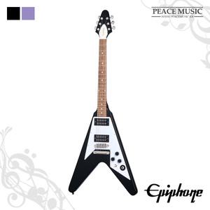 에피폰 일렉 기타 Kirk Hammett 1979 Flying V Ebony Epiphone 하드케이스 포함