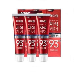 [하프클럽/셀러허브_여성트랜드패션]메디안 치석치약 치석케어 120g x 3개