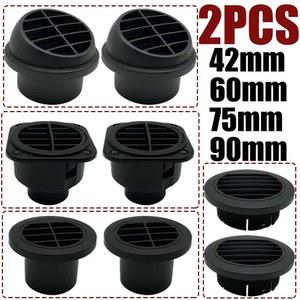 공기 덕트 2X 75MM 에어 90MM 벤트 따뜻한 히터 주차 자동차 60MM 2Pcs 42mm Round 2