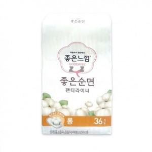 좋은느낌 팬티라이너 순면 데일리 라이너 롱 36개입