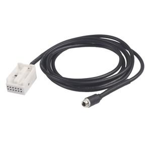 자동차 3.5mm 12pin 여성 오디오 음악 AUX 케이블 입력 어댑터 메르세데스 벤츠 W169 W203 W209 W221 W164