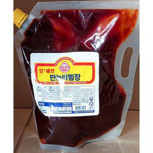 비빔장 오쉐프 만능 2K냉면 소스 양념 업소용 비빔