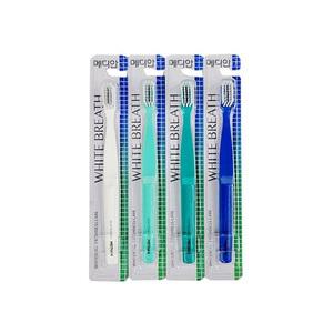 메디안 화이트 브레스 칫솔 초미세모 4개입 2세트