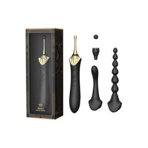 ZALO Bess 2 Clitoral Vibrator 업그레이드 버전 4개의 매칭 헤드가 더 많은 탐험 경험을 제공합니다.