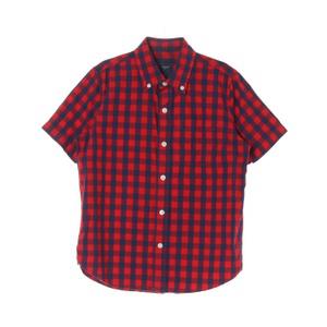 GAP 갭키즈 버튼 다운 체크패턴 반팔 셔츠 KIDS_130